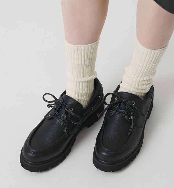 BEAUTY&YOUTH UNITED ARROWS「3WAY デッキシューズ ブラック」|デッキシューズ|