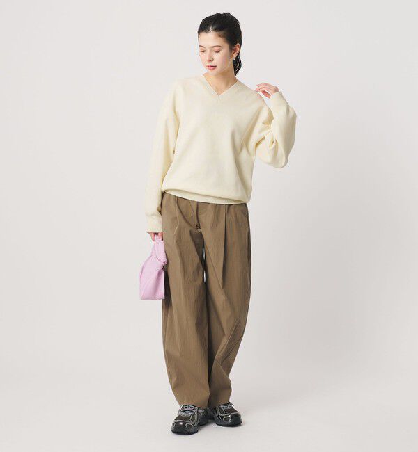 BEAUTY&YOUTH UNITED ARROWS「コットンブレンド Vネックニットプルオーバー ウォッシャブル」|ニット・セーター|