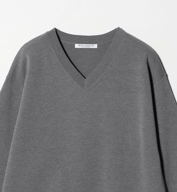 BEAUTY&YOUTH UNITED ARROWS「コットンブレンド Vネックニットプルオーバー ウォッシャブル」|ニット・セーター|
