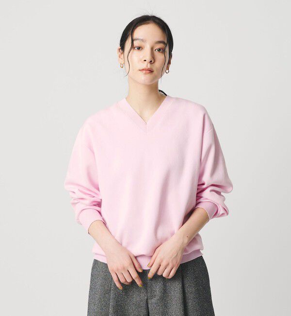BEAUTY&YOUTH UNITED ARROWS「コットンブレンド Vネックニットプルオーバー ウォッシャブル」|ニット・セーター|