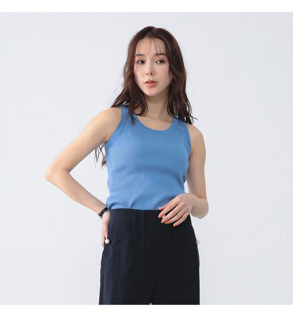 Demi-Luxe BEAMS 「AURALEE / GIZA HIGH GAUGE RIB KNIT TANK」|ニット・セーター|