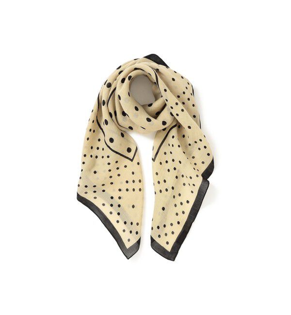 Demi-Luxe BEAMS 「ｍanipuri / ジオメトリック ドット ストール」|ストール|