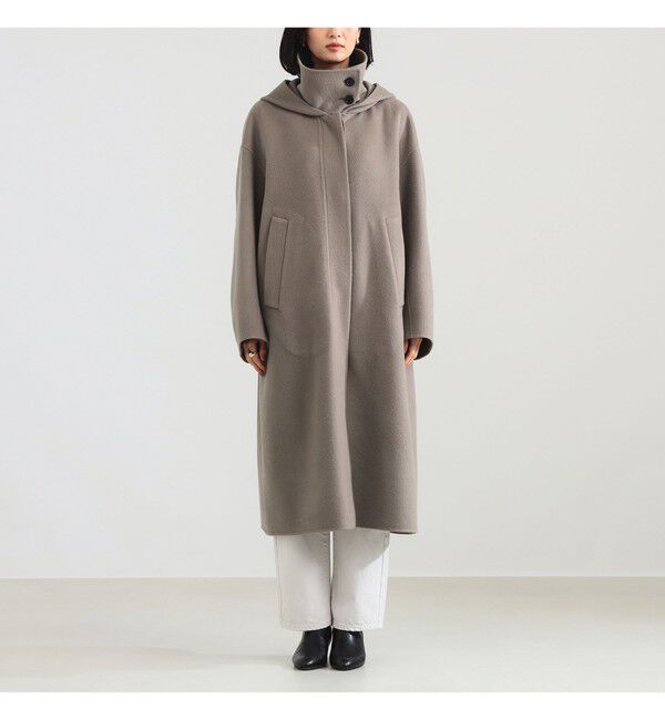 Demi-Luxe BEAMS 「リバー フーディーコート」|ダッフルコート|