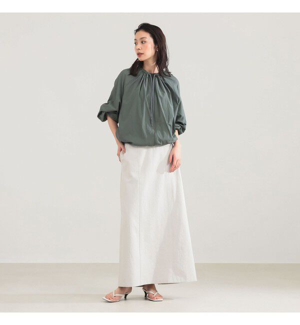 Demi-Luxe BEAMS 「AK+1 / エアリー ナイロン ブルゾン」|ブルゾン・スタジャン|