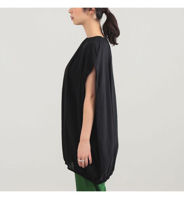 Demi-Luxe BEAMS 「AK+1 / リヨセル ギャザー プルオーバー」|シャツ・ブラウス|