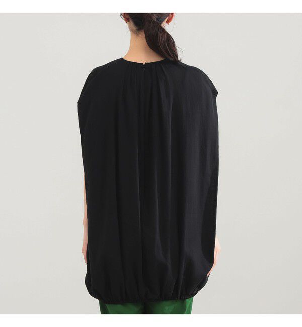 Demi-Luxe BEAMS 「AK+1 / リヨセル ギャザー プルオーバー」|シャツ・ブラウス|