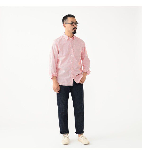 BEAMS PLUS「BEAMS PLUS / コットンブロード ロンドンストライプ ボタンダウン シャツ」|シャツ・ブラウス|