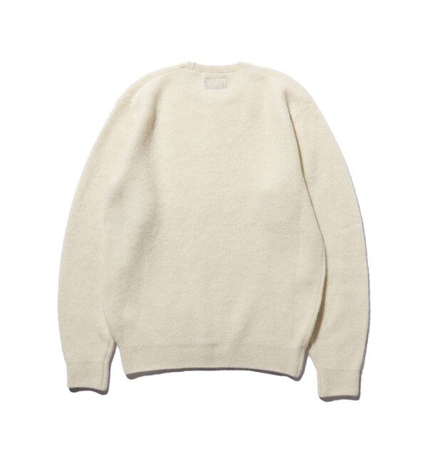 BEAMS PLUS「7ゲージ ガーター ステッチ クルーネック」|ニット・セーター|