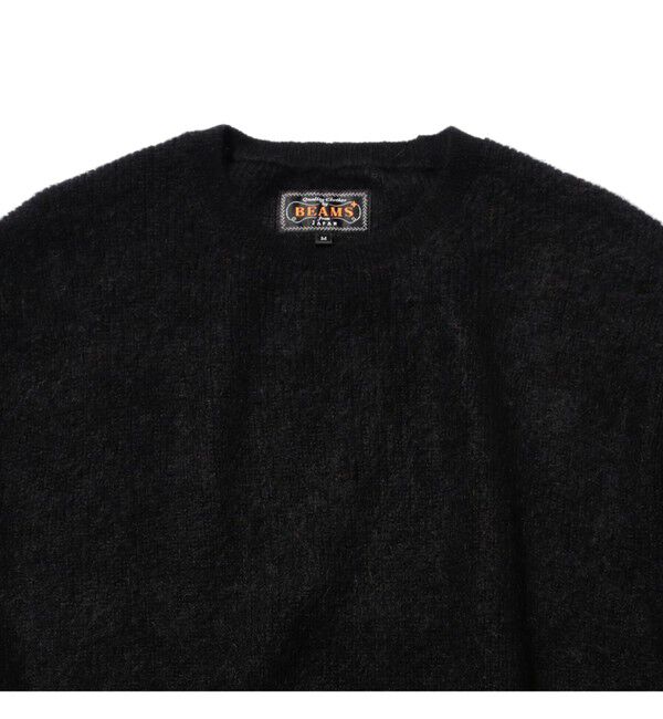 BEAMS PLUS「7ゲージ ガーター ステッチ クルーネック」|ニット・セーター|