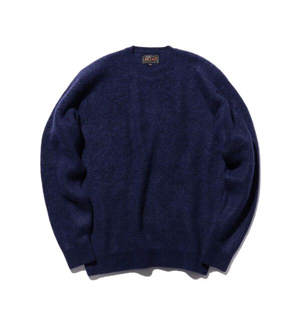 BEAMS PLUS「7ゲージ ガーター ステッチ クルーネック」|ニット・セーター|