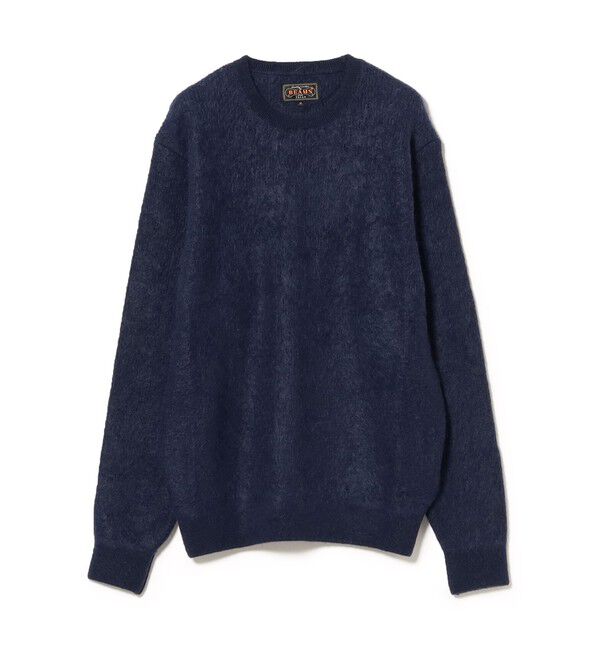 BEAMS PLUS「7ゲージ ガーター ステッチ クルーネック」|ニット・セーター|