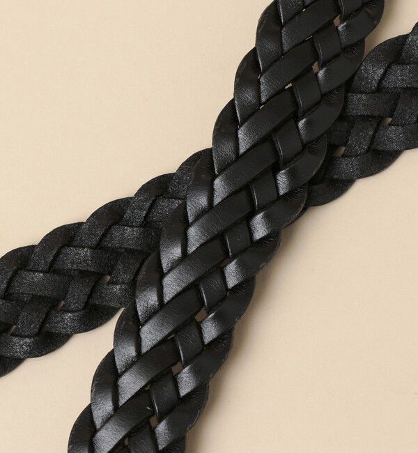 SHIPS「SHIPS: レザー メッシュ ベルト」|ベルト|