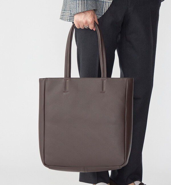 SHIPS「SHIPS: スマート レザー ヴァーティカル トートバッグ」|トートバッグ|