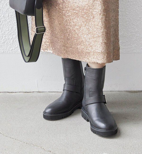 SHIPS for women「レザー エンジニア ブーツ ◇」|ショートブーツ|