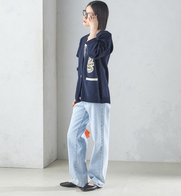 SHIPS for women「〈洗濯機可能〉ストレート フィット デニム パンツ」|デニム|