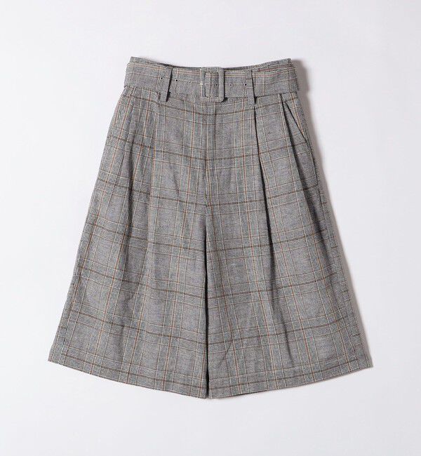 quaranciel「quaranciel:〈洗濯機可能〉コットン リネン サファリ ハーフ パンツ」|その他|