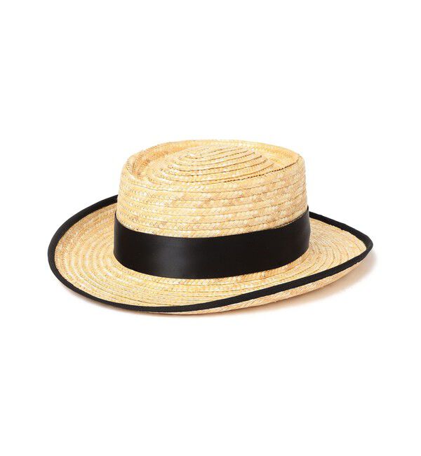 SHIPS for women「BENELLI:ブラック リボン ハット」|ハット|