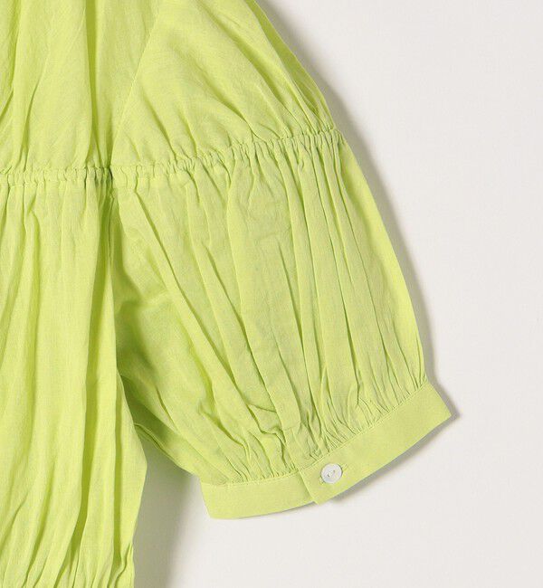 SHIPS any「SHIPS any:〈洗濯機可能〉コード リボン パフスリーブ ブラウス」|シャツ・ブラウス|