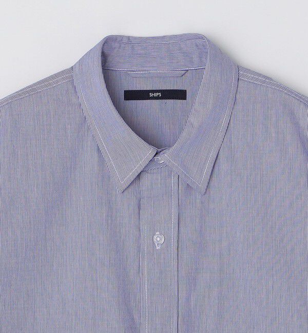 SHIPS「SHIPS: Wポケット ウォッシュド タイプライター ショートスリーブ シャツ」|シャツ・ブラウス|