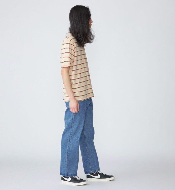 SHIPS「SHIPS: TEXBRID(R) リネン グラデーション ボーダー Tシャツ」|Tシャツ・カットソー|