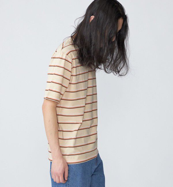 SHIPS「SHIPS: TEXBRID(R) リネン グラデーション ボーダー Tシャツ」|Tシャツ・カットソー|