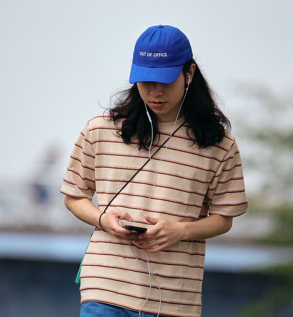 SHIPS「SHIPS: TEXBRID(R) リネン グラデーション ボーダー Tシャツ」|Tシャツ・カットソー|