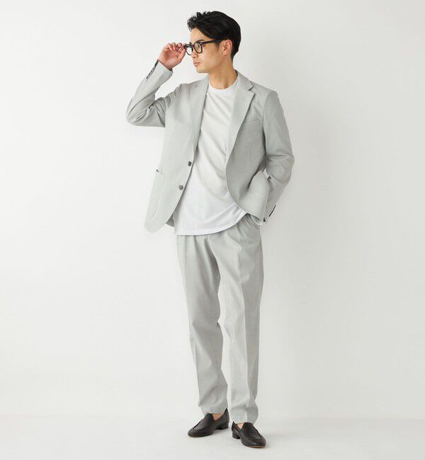 SHIPS Colors 「SHIPS Colors:CLEAR EFFECT(R) サッカージャケット(セットアップ対応可能)」|テーラードジャケット|