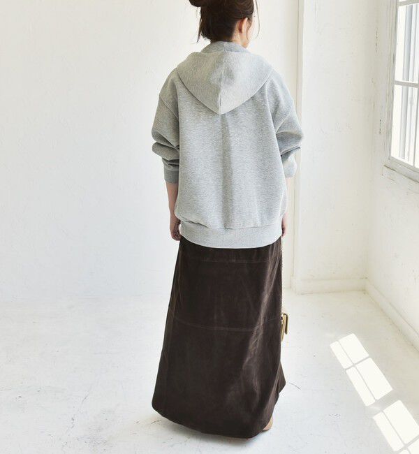 quaranciel「quaranciel:〈洗濯機可能〉ポンチ ダブルジップ スウェット パーカー」|パーカー|