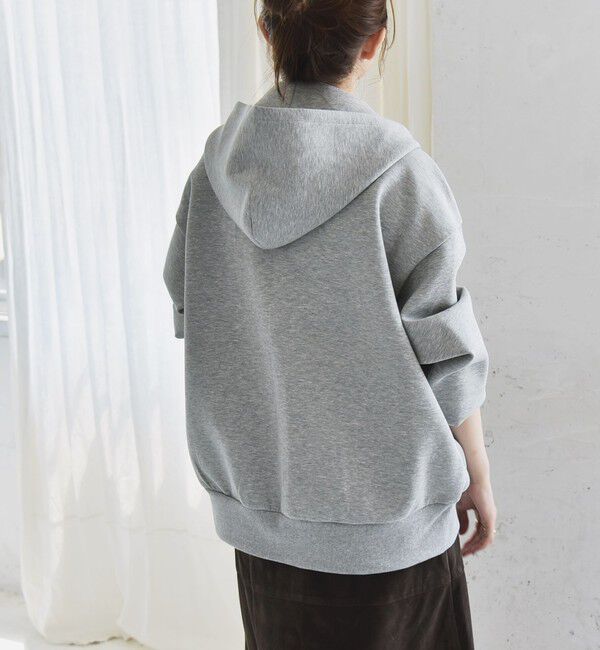 quaranciel「quaranciel:〈洗濯機可能〉ポンチ ダブルジップ スウェット パーカー」|パーカー|