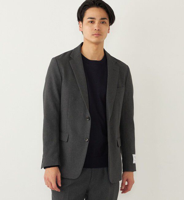 SHIPS Colors 「SHIPS Colors:〈洗濯機可能〉MULTI FUNCTION ジャケット(セットアップ可能)」|テーラードジャケット|グレー