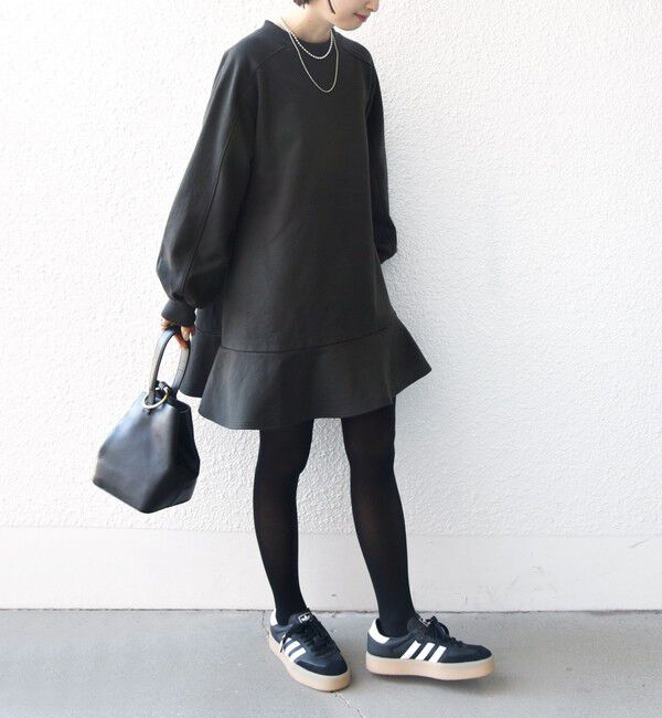 SHIPS for women「【WEB限定】〈着丈が選べる/手洗い可能〉裏毛 フレア チュニック」|チュニック|