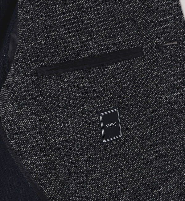 SHIPS「SHIPS: LANIFICIO ROMA メランジ ジャージー ジャケット」|テーラードジャケット|