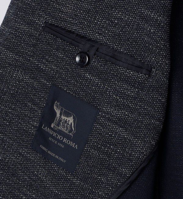 SHIPS「SHIPS: LANIFICIO ROMA メランジ ジャージー ジャケット」|テーラードジャケット|