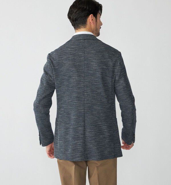 SHIPS「SHIPS: LANIFICIO ROMA メランジ ジャージー ジャケット」|テーラードジャケット|