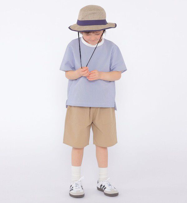 SHIPS KIDS「SHIPS KIDS:100～130cm /〈UVカット/吸水速乾〉ドライタッチ プルオーバー」|Tシャツ・カットソー|