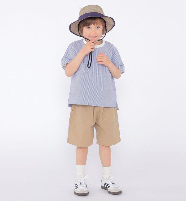 SHIPS KIDS「SHIPS KIDS:100～130cm /〈UVカット/吸水速乾〉ドライタッチ プルオーバー」|Tシャツ・カットソー|