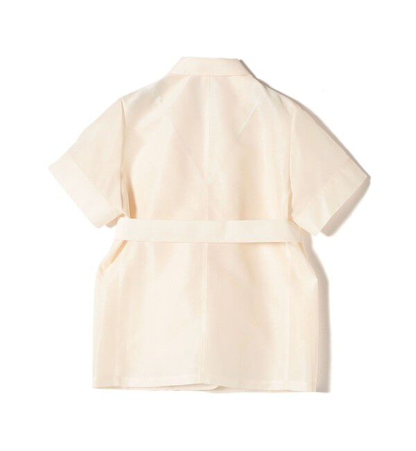 SHIPS for women「【SHIPS別注】APUPIL:〈洗濯機可能〉シアー 半袖 ジャケット」|テーラードジャケット|