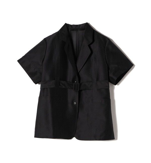 SHIPS for women「【SHIPS別注】APUPIL:〈洗濯機可能〉シアー 半袖 ジャケット」|テーラードジャケット|