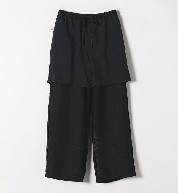 SHIPS any「SHIPS any:〈手洗い可能〉カラミ メッシュ サイドライン イージー ワイド パンツ」|その他|