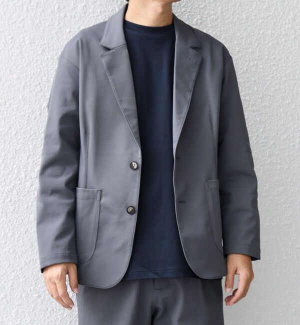 SHIPS any「SHIPS any: SORONA(R) ライト ツイル ストレッチ リラックス ジャケット(セットアップ対応)◇」|テーラードジャケット|