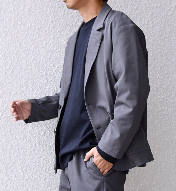 SHIPS any「SHIPS any: SORONA(R) ライト ツイル ストレッチ リラックス ジャケット(セットアップ対応)◇」|テーラードジャケット|