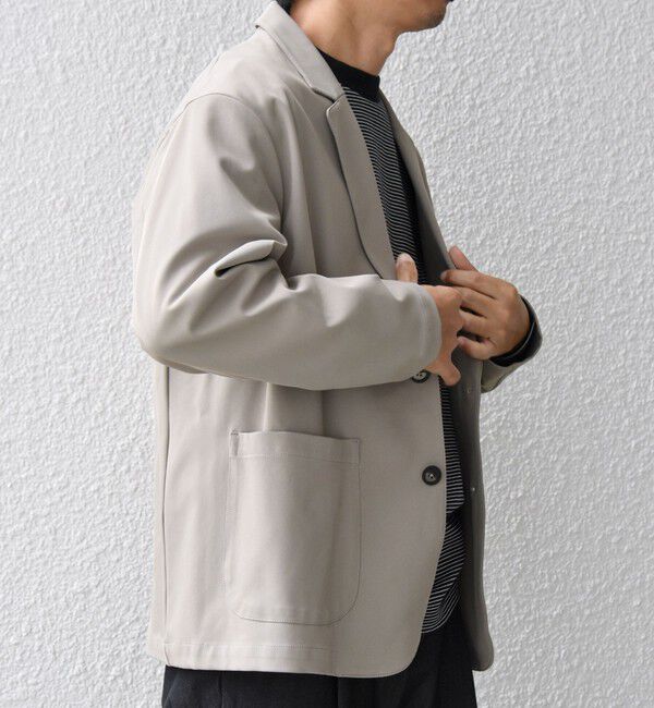 SHIPS any「SHIPS any: SORONA(R) ライト ツイル ストレッチ リラックス ジャケット(セットアップ対応)◇」|テーラードジャケット|