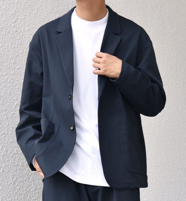 SHIPS any「SHIPS any: SORONA(R) ライト ツイル ストレッチ リラックス ジャケット(セットアップ対応)◇」|テーラードジャケット|