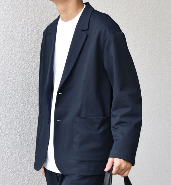 SHIPS any「SHIPS any: SORONA(R) ライト ツイル ストレッチ リラックス ジャケット(セットアップ対応)◇」|テーラードジャケット|