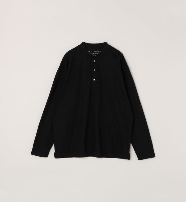 SHIPS any「SHIPS any:〈抗菌防臭/遮熱等〉マルチファンクション ヘンリーネック Tシャツ(ロンT)◇」|Tシャツ・カットソー|