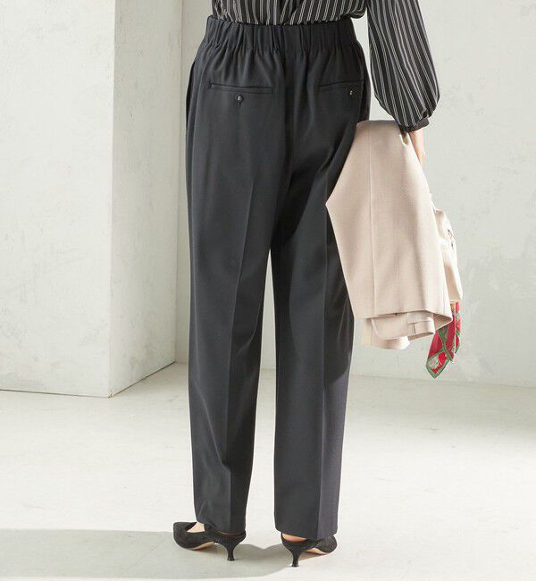 SHIPS for women「〈手洗い可能〉メルティ ウォーム タック ワイド パンツ」|その他|