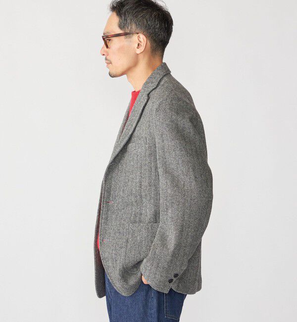 SHIPS「SHIPS: AUTHENTIC ヘリンボーン スポーツ ブレザー」|テーラードジャケット|