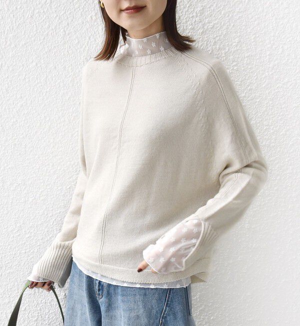 SHIPS for women「【WEB限定】〈手洗い可能〉ホールガーメント ドルマン ニット」|ニット・セーター|