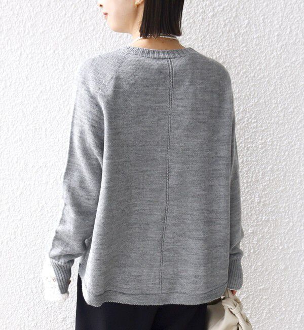 SHIPS for women「【WEB限定】〈手洗い可能〉ホールガーメント ドルマン ニット」|ニット・セーター|