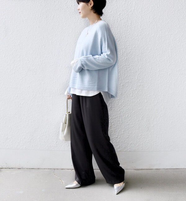 SHIPS for women「【WEB限定】〈手洗い可能〉ホールガーメント ドルマン ニット」|ニット・セーター|